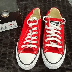 Brand new Red Converse all star shoes